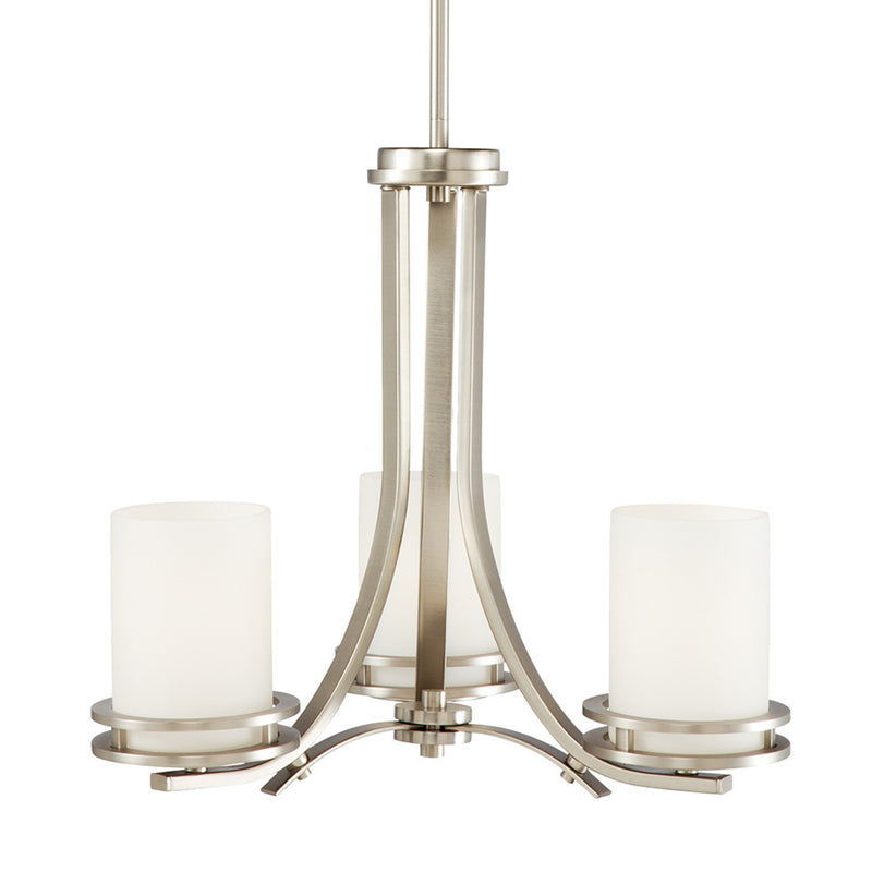 Hendrik Chandelier Brushed Nickel 3 Light