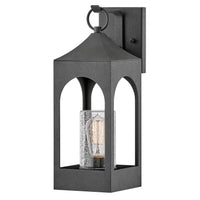 Amina Wall Mount Lantern - Distressed Zinc - by Hinkley