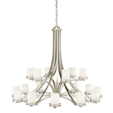 Hendrik Chandelier Brushed Nickel 18 Light