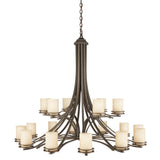 Hendrik Chandelier Olde Bronze 18 Light