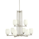 Eileen Chandelier Brushed Nickel 9 Light