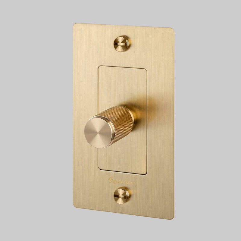1G Dimmer Brass By Buster And Punch Side View