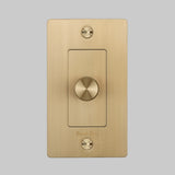 1G Dimmer Brass By Buster And Punch