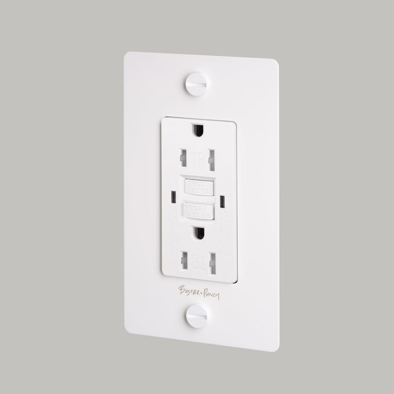 1G GFCI Outlet White By Buster And Punch