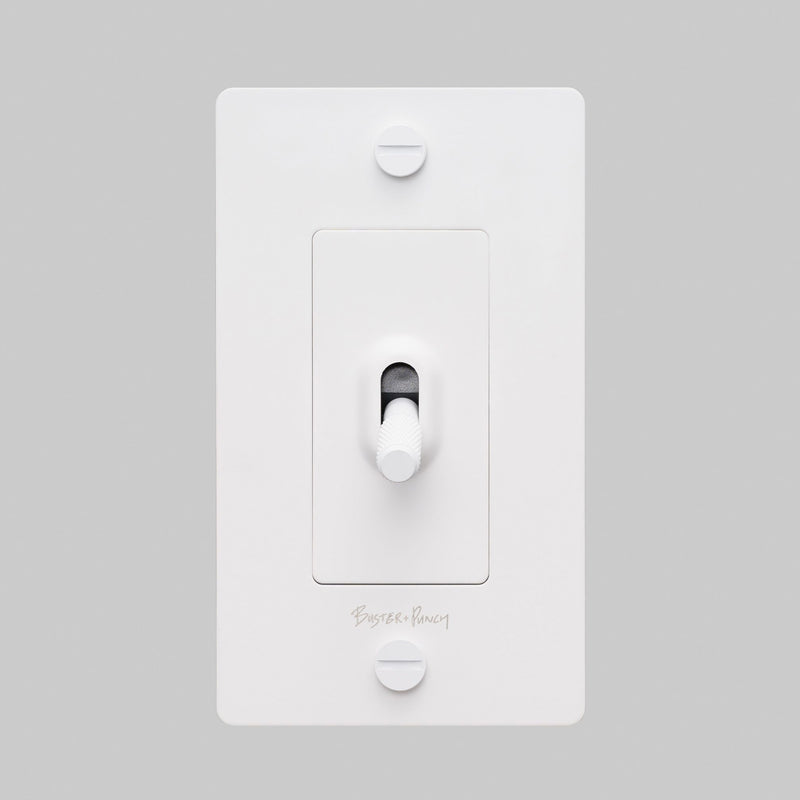 1G Toggle Switch White by Buster And Punch