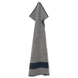 JUNA Check Towels, Dark Blue/Sand By JUNA