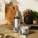Rosendahl Grand Cru Barware Ice Bucket, Steel, H: 4.3" By Rosendahl