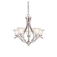 Dover Chandelier Brushed Nickel 24 Inch