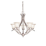 Dover Chandelier Brushed Nickel 24 Inch