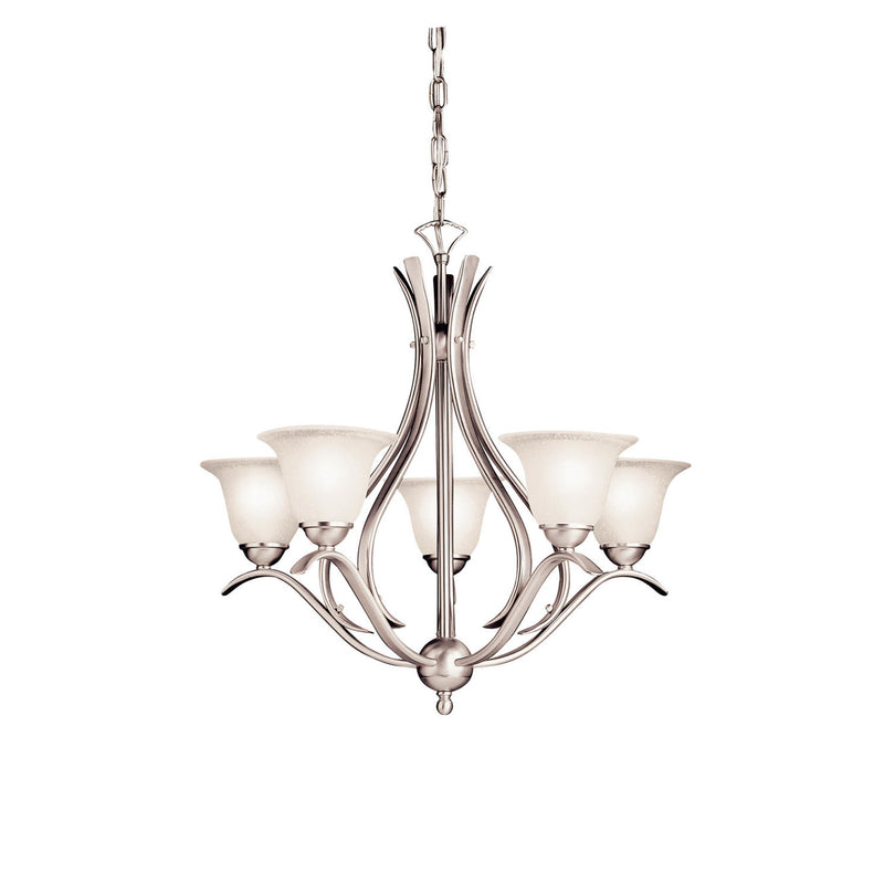 Dover Chandelier Brushed Nickel 24 Inch