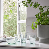 Rosendahl Grand Cru Recycled Glass Bowl, Clear Green, Ø: 5.9", 2 pcs. By Rosendahl