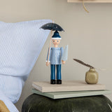 Kay Bojesen Sandman, Blue/Light Blue, H: 8.3" By Kay Bojesen