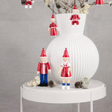 Kay Bojesen Christmas Ole, Red/Blue/White, H: 6.9" By Kay Bojesen