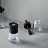 Rosendahl Grand Cru Marinade Glass With Brush, Black, H: 8.1" By Rosendahl