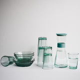 Rosendahl Grand Cru Recycled Glass Bowl, Clear Green, Ø: 5.9", 2 pcs. By Rosendahl