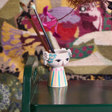 Bjørn Wiinblad Eva Candleholder, H: 3.7" By Bjorn Wiinblad