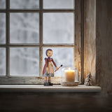 Kay Bojesen The Little Match Girl, Beech, H: 5.7" By Kay Bojesen