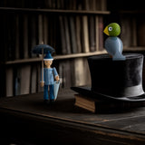Kay Bojesen Sandman, Blue/Light Blue, H: 8.3" By Kay Bojesen