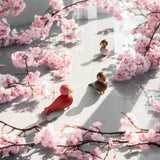 Kay Bojesen Year Bird Flora, Pink, H: 4.9" By Kay Bojesen