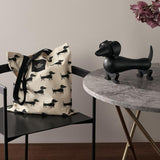 Kay Bojesen Dog, Dark Stained Oak By Kay Bojesen