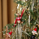 Kay Bojesen Monkey with Christmas Sweater, Teak/Limba By Kay Bojesen