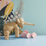 Kay Bojesen Elephant, Large, Oak By Kay Bojesen