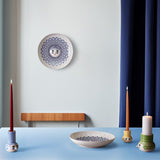 Bjørn Wiinblad Olga Dish, Blue, Ø: 13" By Bjorn Wiinblad