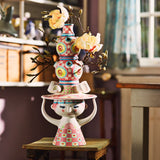 Bjørn Wiinblad Lady With Hat Vase, Pink, H: 19.7" By Bjorn Wiinblad