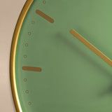 Arne Jacobsen City Hall Wall Clock, Medium, Green, Ø: 8.3” By Arne Jacobsen