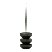 Rosendahl Recycled Bird Feeding Station Hanging, Green, H: 6.9" By Rosendahl