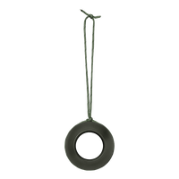 Rosendahl Recycled Bird Suet Ball Feeder Hanging, Green, H: 7.9" By Rosendahl