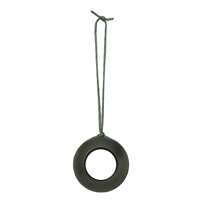 Rosendahl Recycled Bird Suet Ball Feeder Hanging, Green, H: 7.9" By Rosendahl