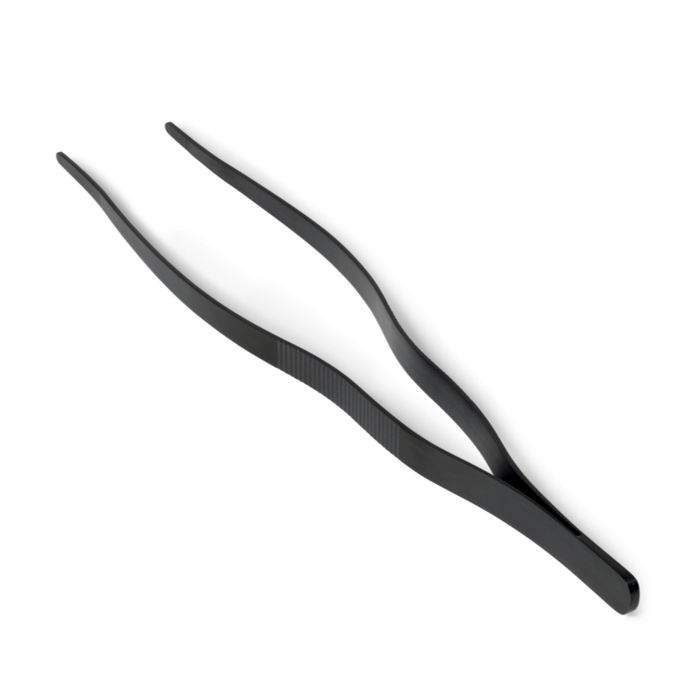 Rosendahl RÅ Kitchen Tongs, Gun Metallic, H: 0.6" By Rosendahl