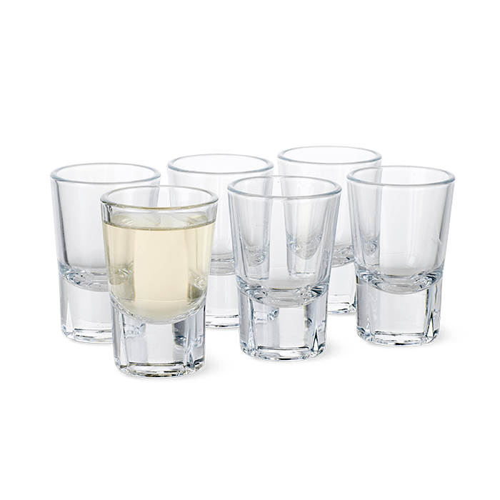 Rosendahl GC Shot Glass Clear 6 Pcs H 3in Dia 2in 1.4 oz By Rosendahl