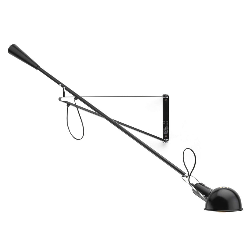 265 Task Wall Light Small Black By Flos