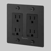 2G Duplex Outlet Black By Buster And Punch