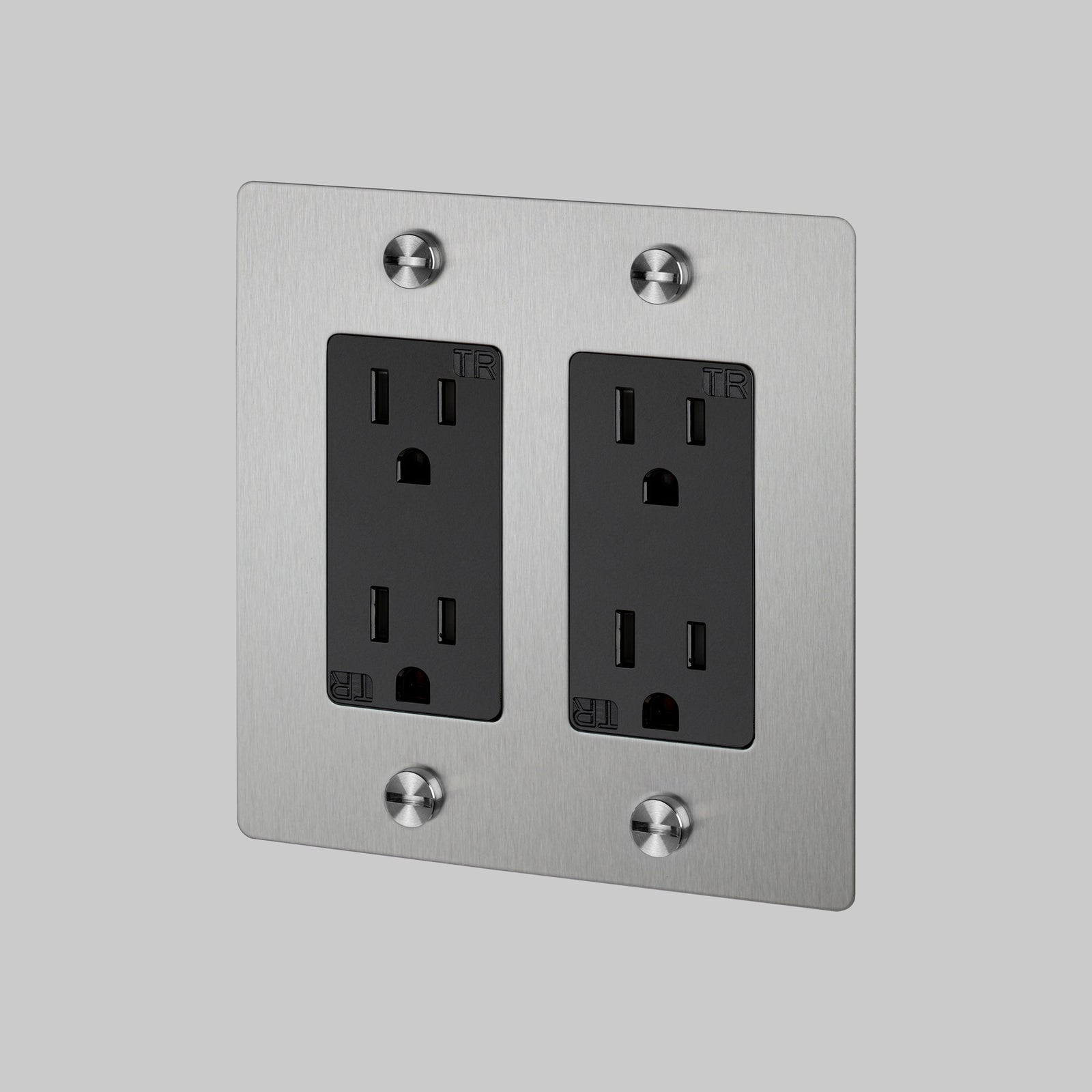 値下済 Duplex Custom Designed Cases63×30×69 2G_Duplex_Outlet_Steel_Without