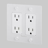 2G Duplex Outlet White By Buster And Punch