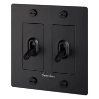 Black with Logo 2G Toggle Switch by Buster and Punch Side View