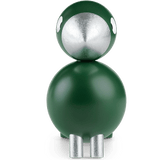 Kay Bojesen Songbird, Medium, Green/Silver, H: 6.1" By Kay Bojesen