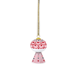 Bjørn Wiinblad Eva Christmas Ornament, Red, H: 3" By Bjorn Wiinblad