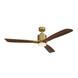 Ridley II Fan Natural Brass