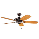 Canfield Ceiling Fan Oil Brushed Bronze 52 Inch