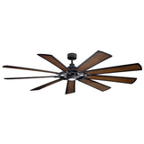 Gentry Xl Fan Distressed Black