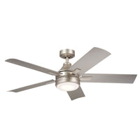 Tide LED Ceiling Fan Brushed Nickel