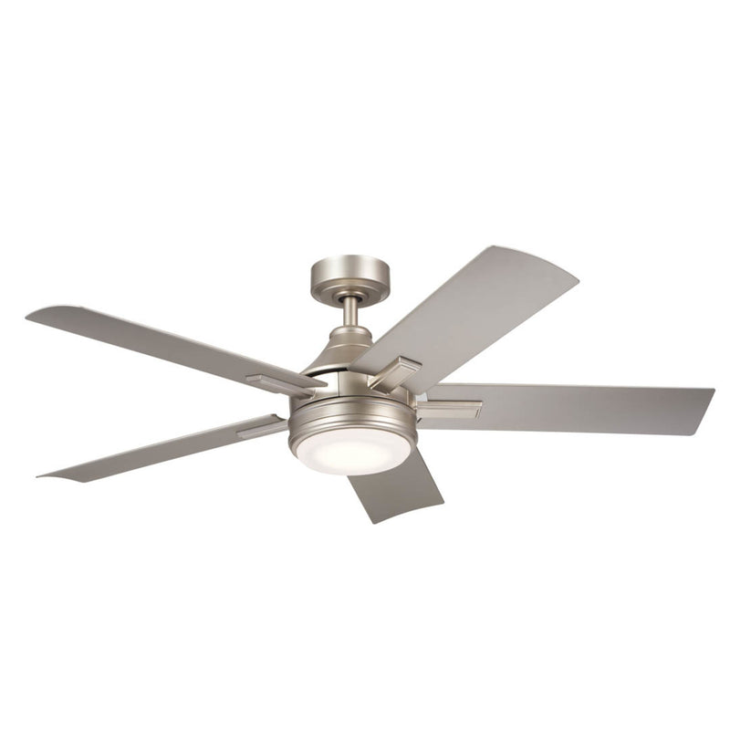 Tide LED Ceiling Fan Brushed Nickel