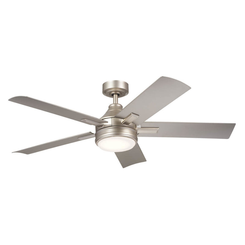 Tide LED Weather+ Ceiling Fan Brushed Nickel