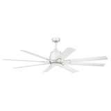 Breda Ceiling Fan Matte White 65 Inch