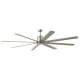 Breda Ceiling Fan Brushed Nickel 85 Inch