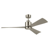 True Ceiling Fan Brushed Stainless Steel
